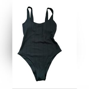 Aerie SZ MEDIUM 36439321 Ribbed One Piece Swimsuit New With Tags